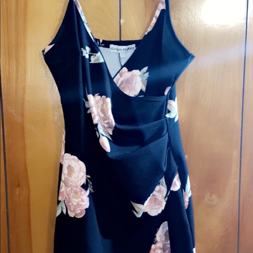 Open leg skin tight dress